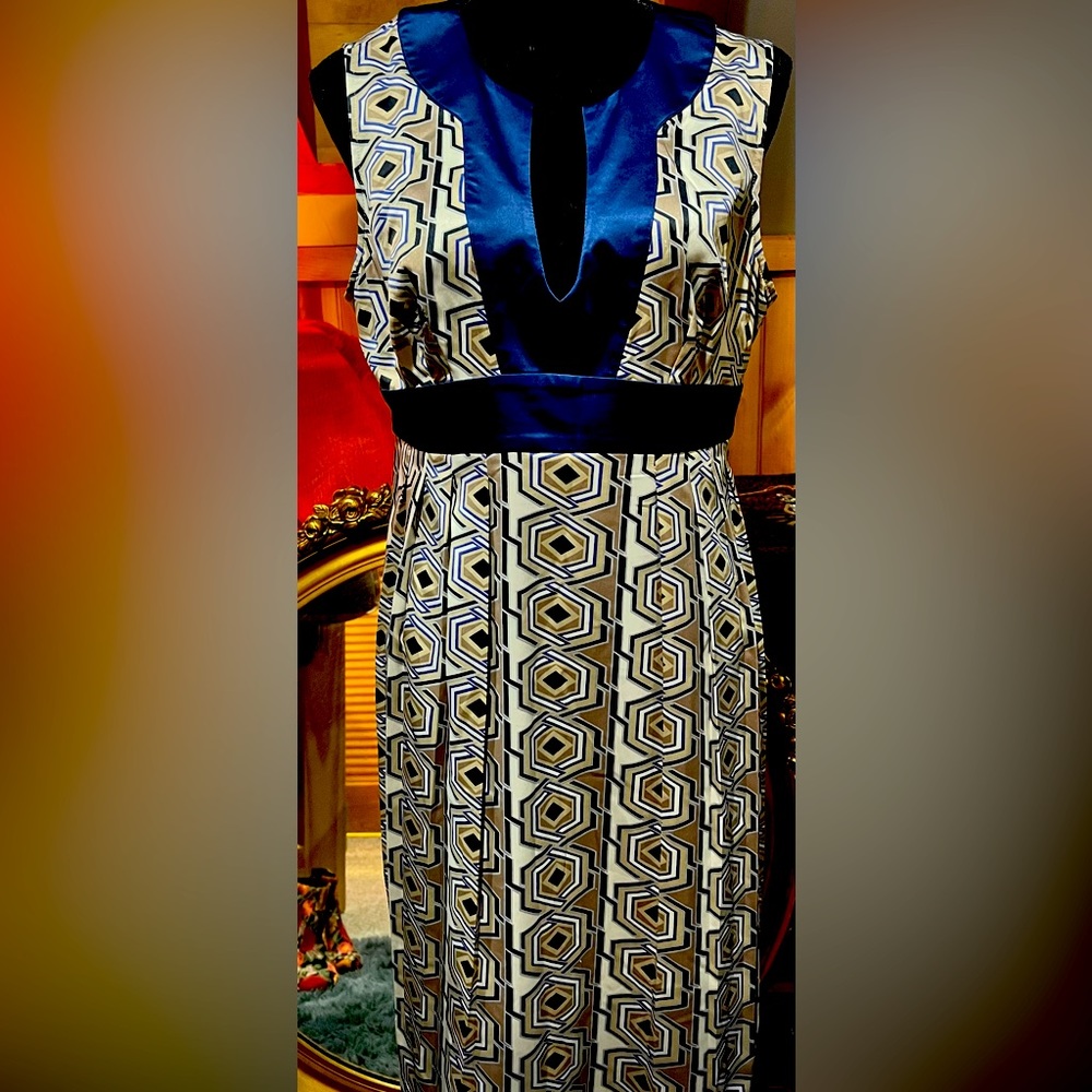 Light weight satin blend dress.